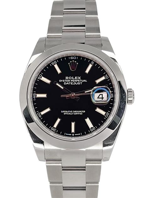 black face rolex oyster perpetual datejust|Rolex Datejust 41 smooth bezel.